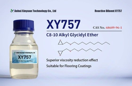 C8-10 ALKYL GLYCIDYL ETHERS XY757 CAS 68609-96-1، پوشش مقاومت شیمیایی، پوشش دریایی، ابزار و ریخته گری، چسب های عمومی، پوشش 100٪ جامد