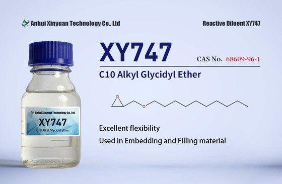 C10 ALKYL GLYCIDYL ETHERS XY747 CAS 68609-96-1، کفپوش، تعمیر بتن، مواد پرکننده، ورودی، مایع شفاف